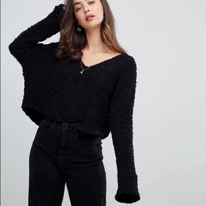 Free People cropped sweater